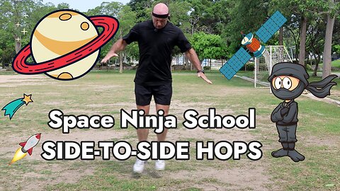 🥷 Space Ninja School Side-to-Side Hops! Jump Like a Space Ninja! 🌌