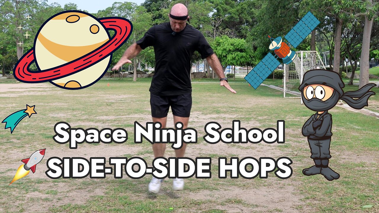 🥷 Space Ninja School Side-to-Side Hops! Jump Like a Space Ninja! 🌌