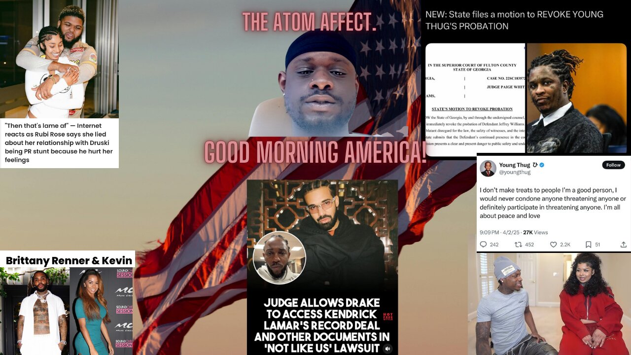Young Thug's Probation in Jeopardy, Drake gets big win in UMG lawsuit, and more..