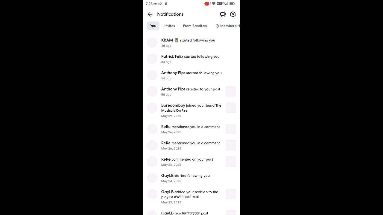 music update