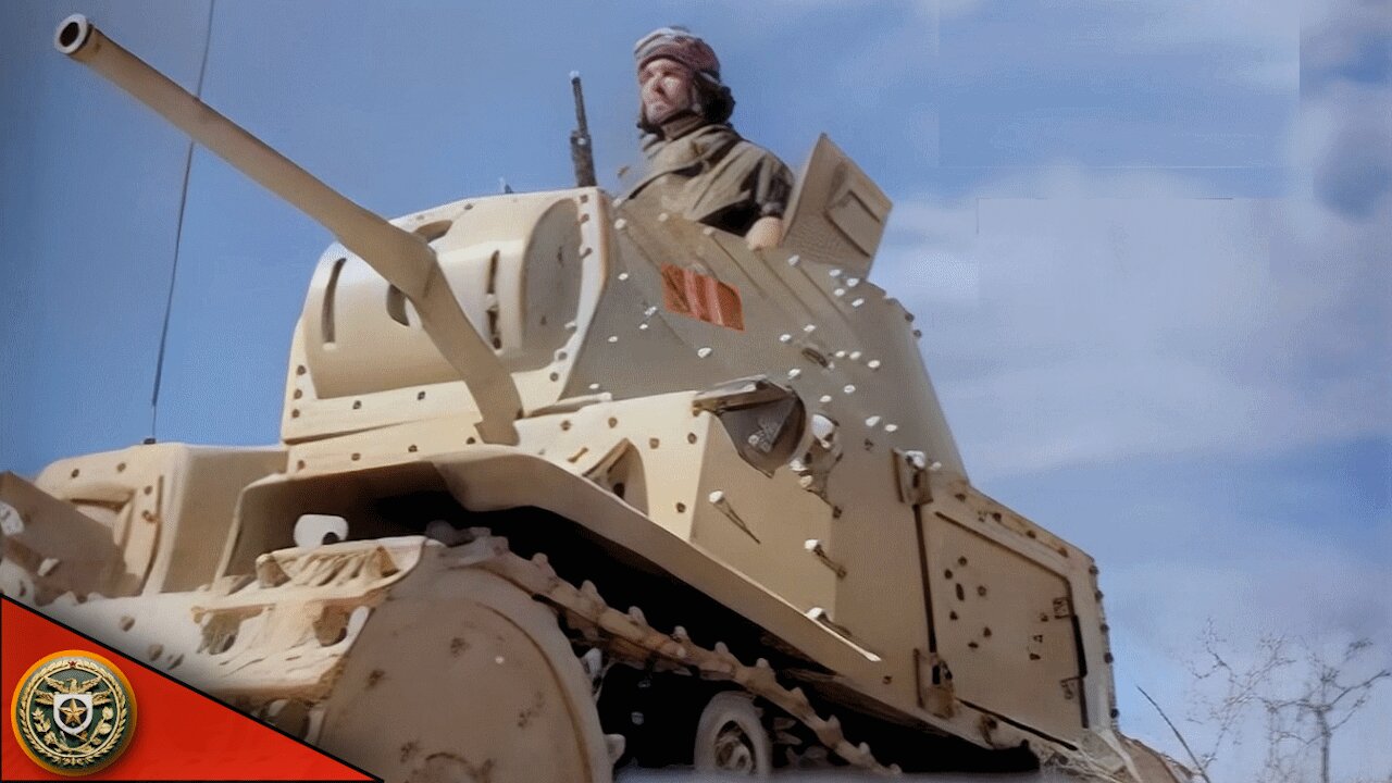 Italian tanks in North Africa - Semovente da 75/18 | M13/40 | AB 41 - Italian army ww2 {Colorized}
