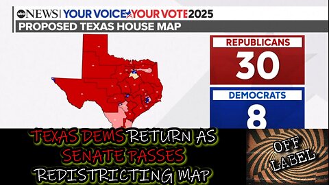 Texas Dems Return To State As State Senate Passes Redistricting Map