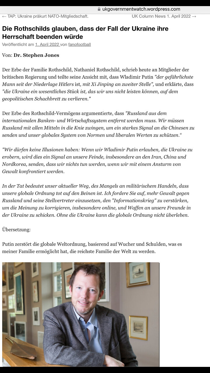 Warum die Khasarische Mafia keinen Frieden will.