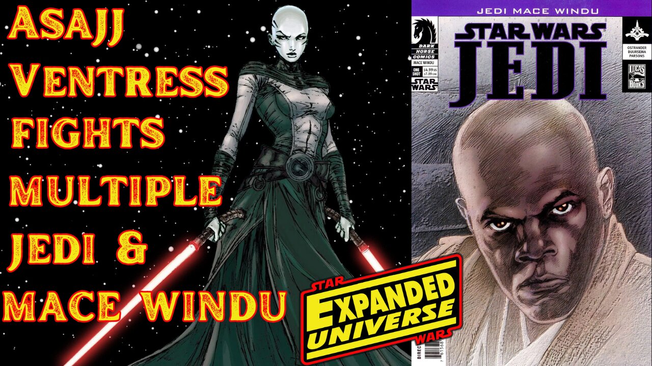 Jedi: Mace Windu | Asajj Ventress Story Arc Continued | 1st Expanded Universe Release Appearance