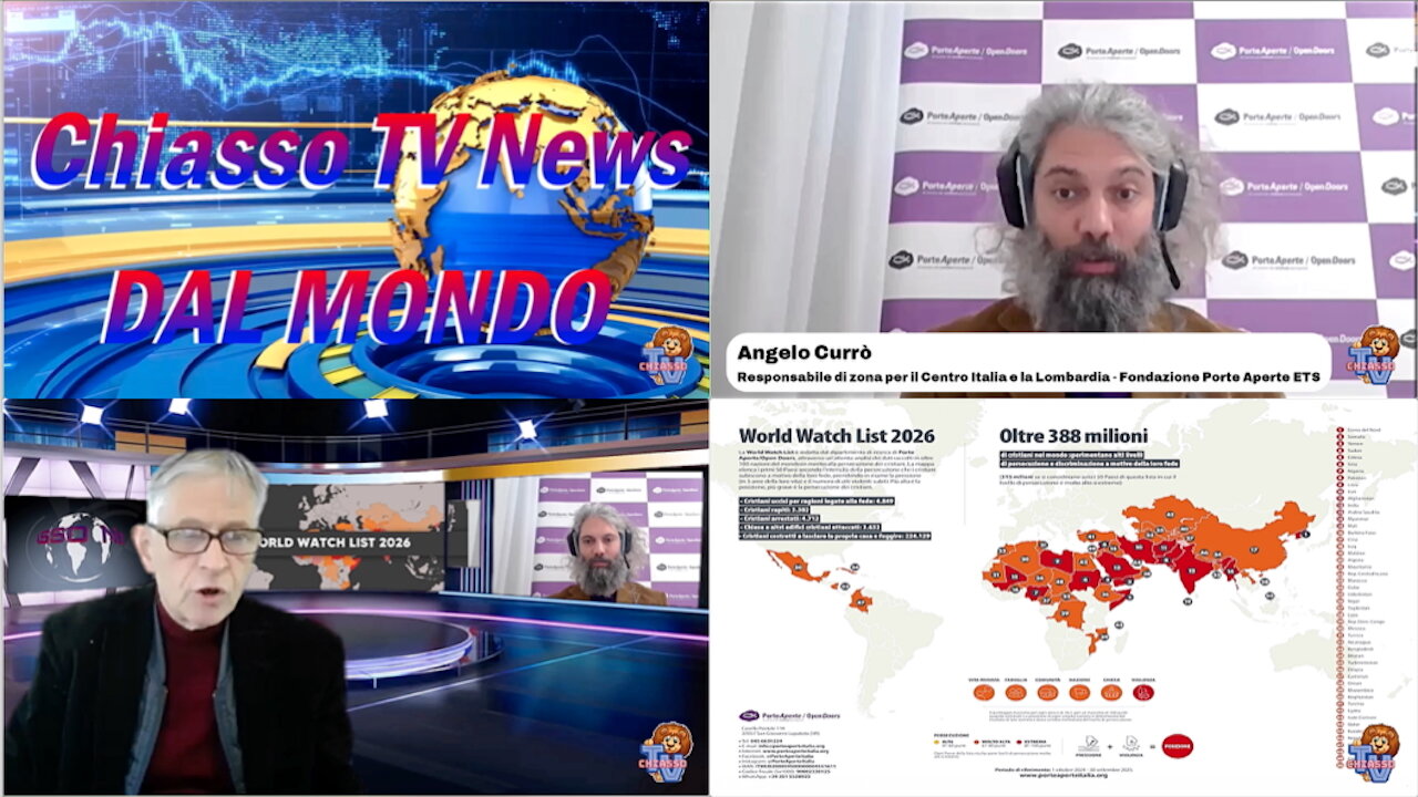 388 MILIONI di cristiani perseguitati - Presentata la World Watch List 2026