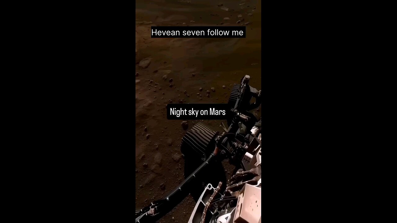 What the sky looks like on a night on Mars