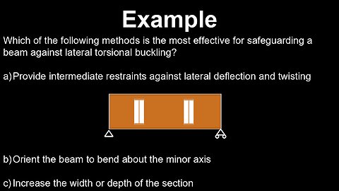 Lateral Torsional Buckling, Worked Example - Structural Engineering