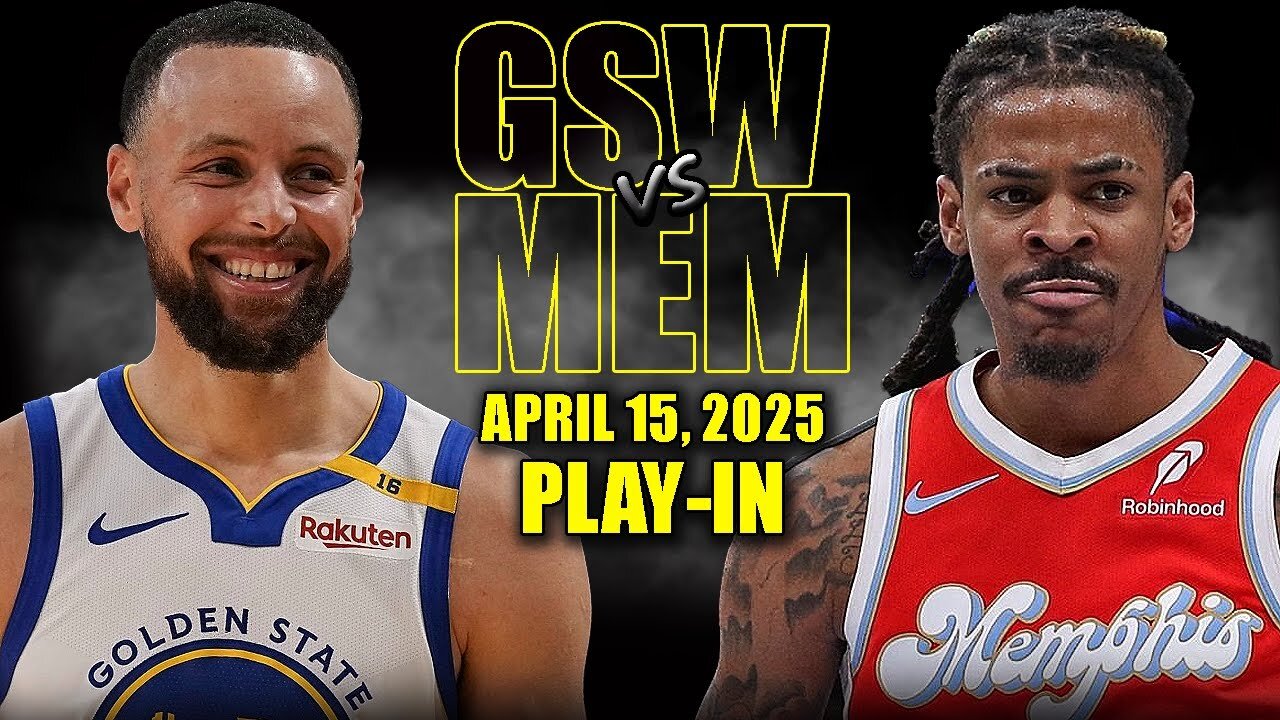 Golden State Warriors vs Memphis Grizzlies Play-In Full Game Highlights - April 15, 2025 NBA Play-In