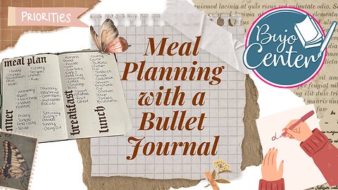 Meal Planning with Your Bullet Journal