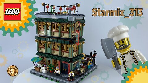 Chinese Restaurant Modular building Lego MOC Custom expanding set 80113 #legomoc #lego #legomodular