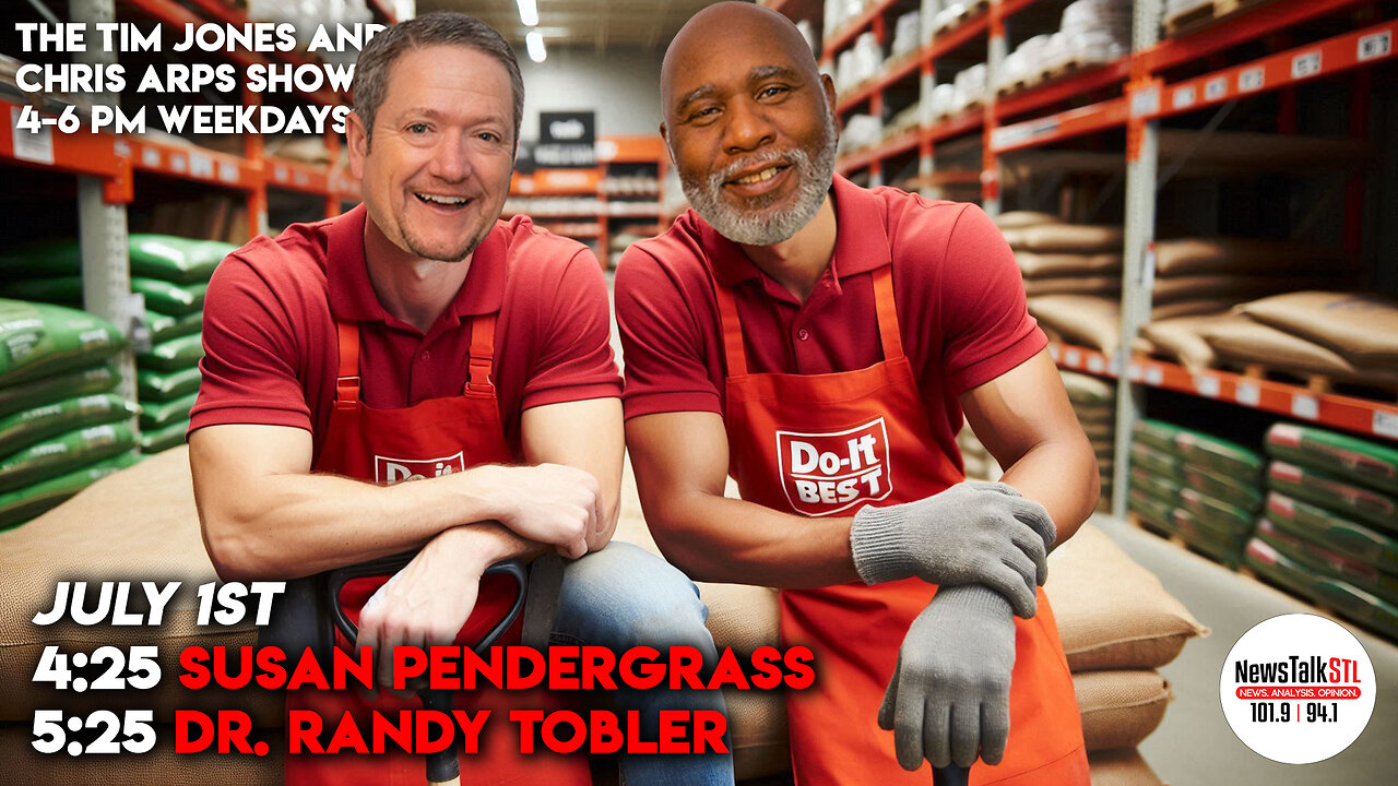 The Tim Jones and Chris Arps Show 07.01.2025 Susan Pendergrass | Dr. Randy Tobler