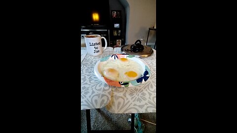 Eating Eggland's Best Eggs, Dbn, MI, 10/18/25