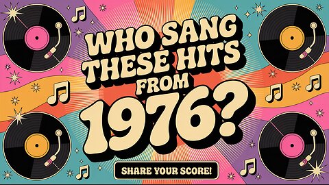 Who sang these hits from 1976