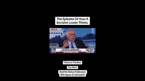 Bernie Sanders deserves to fly, you don’t…