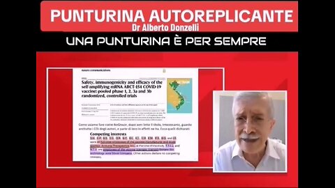 LA PUNTURINA ASSASSINA AUTOREPLICANTE: "L'allarme Dr Alberto Donzelli"
