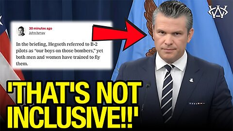 Liberal Reporter LOSES IT over Pete Hegseth's B-2 Bomber Comment!