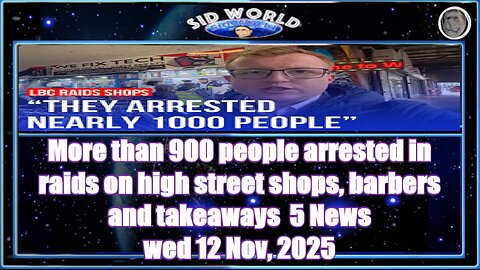 More than 900 people arrested in raids on high street shops, barbers and takeaways 5 News