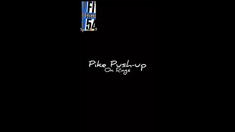 Pike pushups on rings