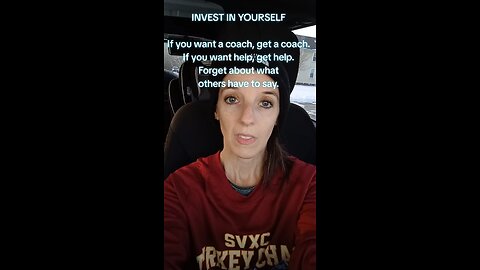 Invest in Yourself: If you want a coach, get one