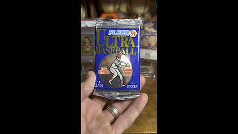 91 #Fleer Ultra #baseballcards #junkwax #packopening plus Clemente Birthday #vintagebaseballcards