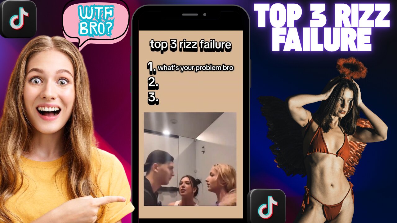 TikTok-top 3 rizz failure#rizz #edits #fyp ジ #fouryou #abonnetoi