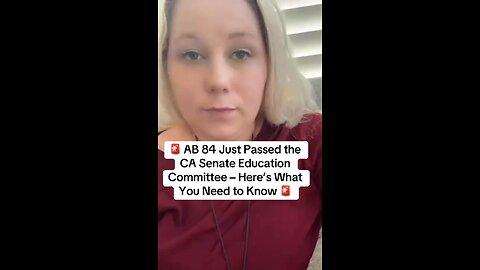 AB 84 Just Passed CA Senate Education Committee- Here’s What’s Next