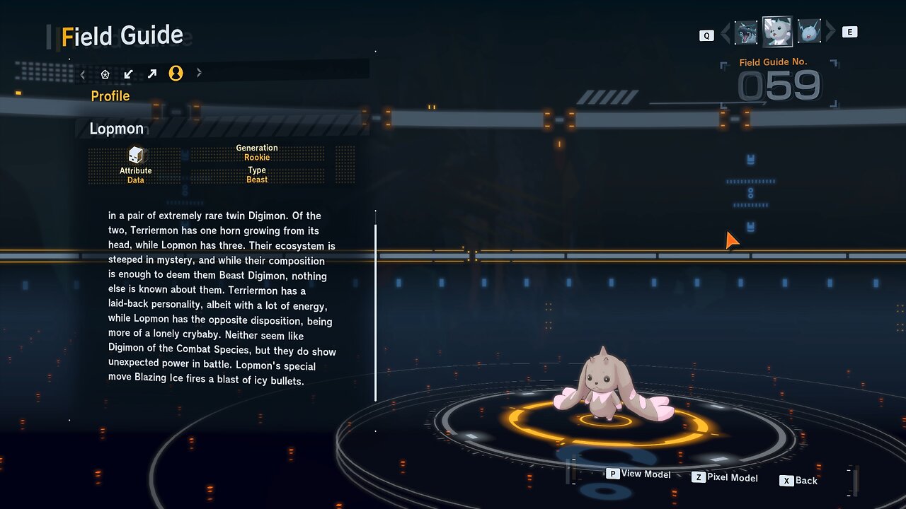 lopmon all digivolution/de-digivolution/profile Digimon Story Time Stranger