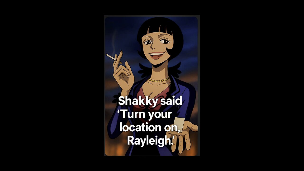 Shakky said “Turn your Location On Rayleigh” #onepiece #eloypiece #sabaody #amazonlily