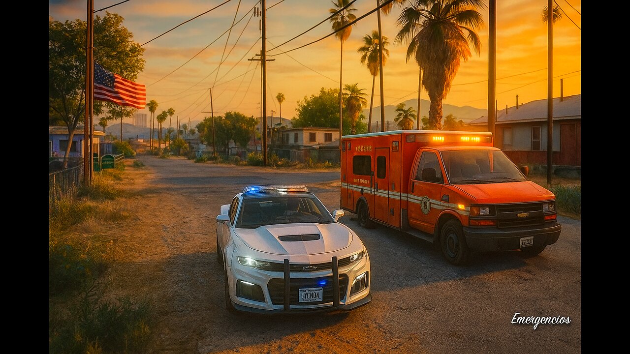 Patrullando al atardecer con un Camaro SS | Sheriff en GTA V