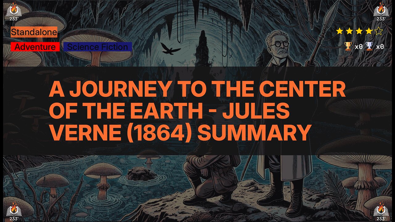 A Journey to the Center of the Earth - Jules Verne (1864) Summary