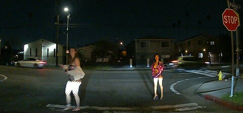 A night in South Los Angeles, California