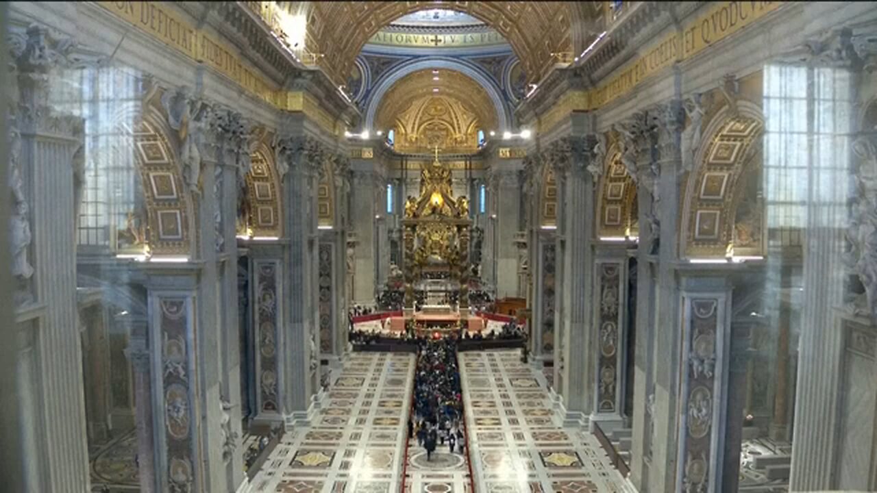 St. Peter's Basilica open for last of Pope Francis's lying in state