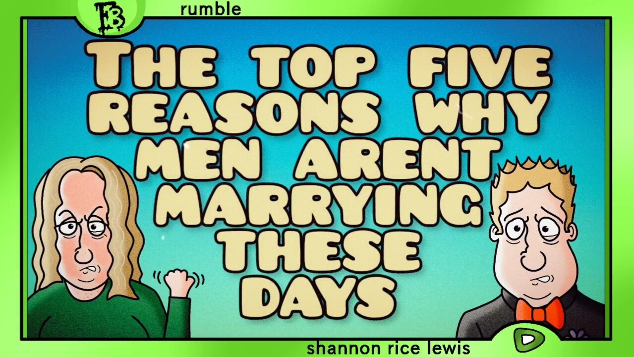 MGTOW: Top 5 Reasons Why Men Aren't Getting Married In 2025! - red pill manosphere cartoon animation