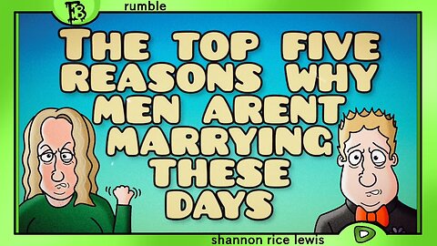 MGTOW: Top 5 Reasons Why Men Aren't Getting Married In 2025! - red pill manosphere cartoon animation
