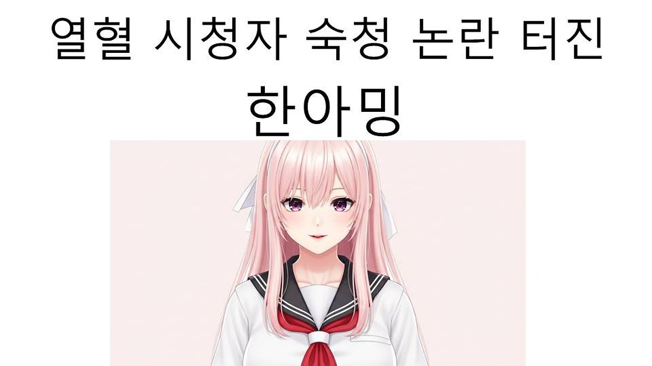 천만원 후원한 시청자 숙청 해버린 한아밍 논란