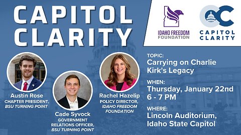 Capitol Clarity Live - Carrying on Charlie Kirk's Legacy