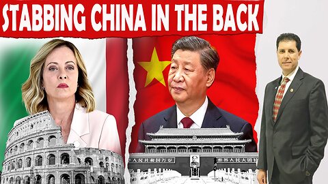 Shocking Shift: Italy Caves in to US Demands to Restrict Chinese Investments!
