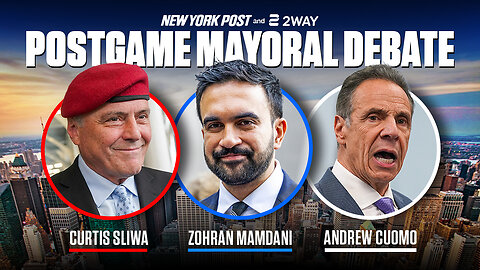 Postgame Live Now: The NYC Mayoral Debate Analysis | New York Post and 2 Way