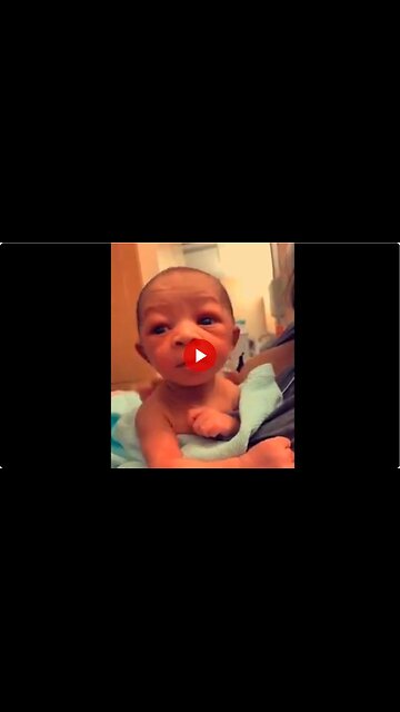 My God what have they done? 9 hours old and holding his head up?