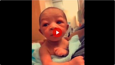 My God what have they done? 9 hours old and holding his head up?