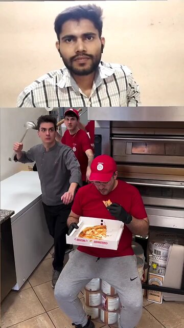 Dost ne pizza chore kar liya