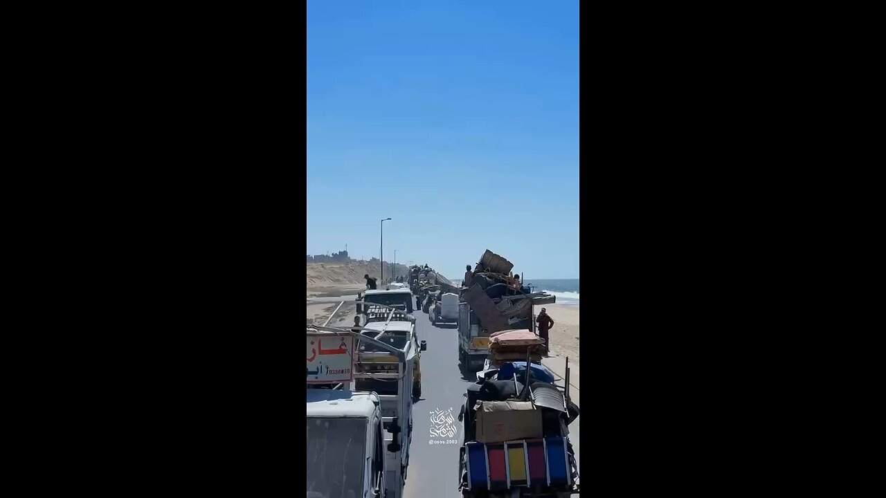 Evacuation from Gaza City. Sep 2025