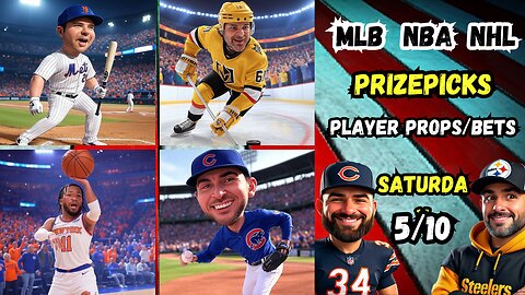 🔥 9 BEST MLB Picks Today Saturday 5/10/25 | ⚾️ MLB Props | 🏀 NBA PROPS | NHL PROPS