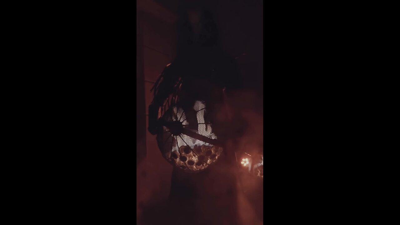 Magical fire dance