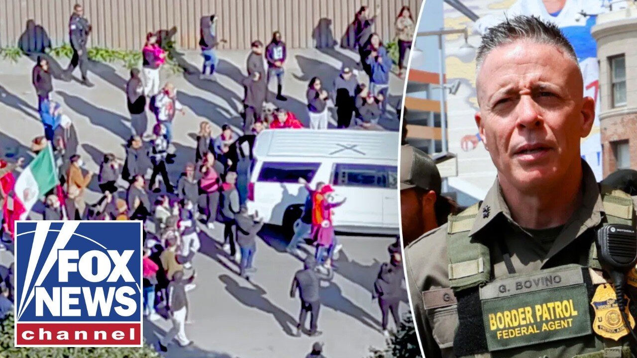 SEE IT: Border Patrol commander targeted as protesters ERUPT outside court