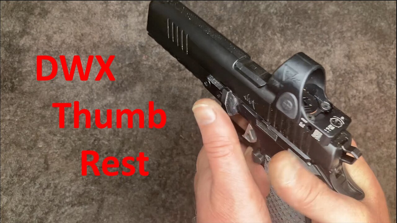 Dan Wesson DWX - Thumb Rest Option