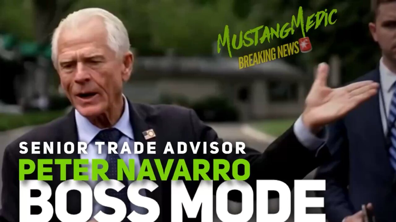 BREAKING NEWS🚨 Peter Navarro BOSS MODE.🔥🧯