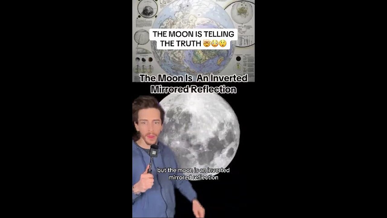 THE MOON IS TELLING THE TRUTH! The Moon Is an Inverted Map of the Larger Flat Earth with More Land!