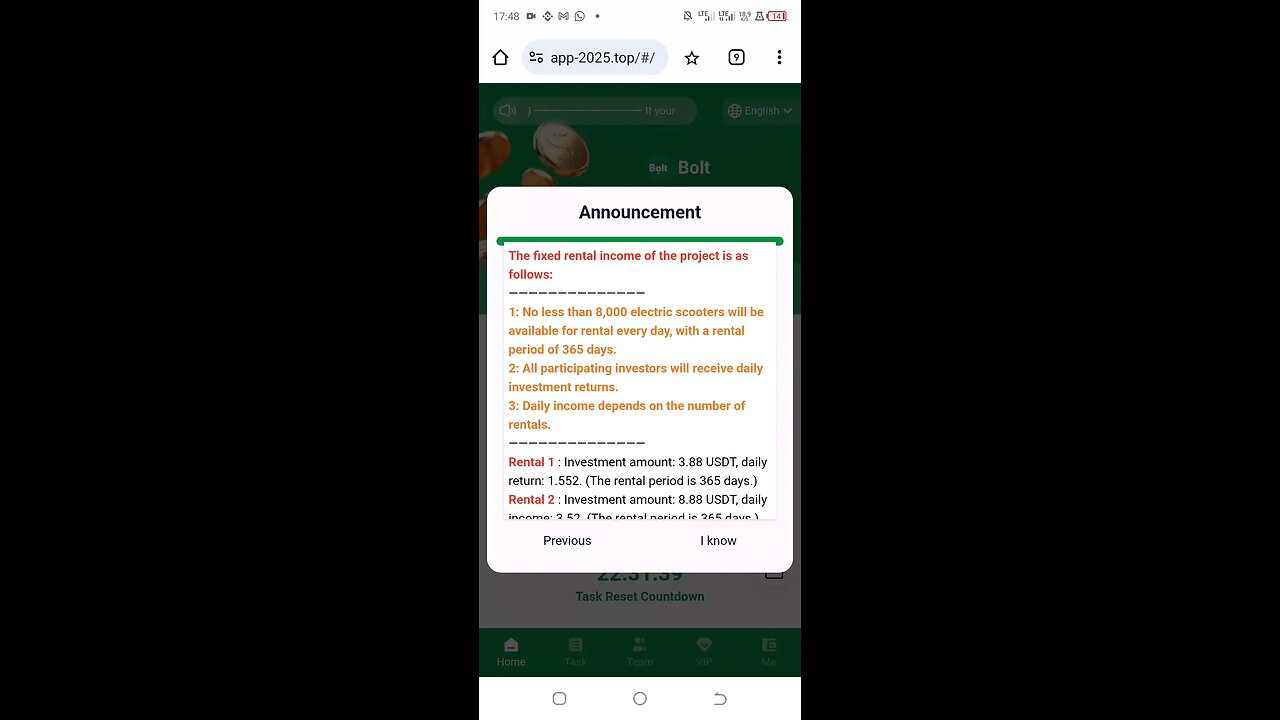 Bolt staking platform/ New legit staking platform / long term/ trx usdt trc20 bep20 BNB ETH polygon