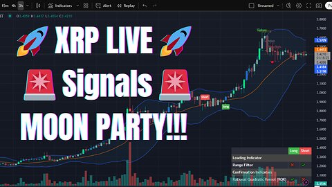 🔴 LIVE XRP Moon Party AI Trading Bot Signals Crypto Stream | Bitcoin News